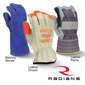Radians leather gloves